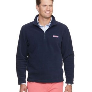 Vineyard vines fleece quester zip